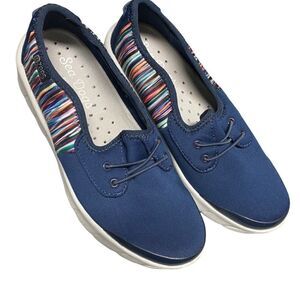 BZees OZ Sea Dogs slip-on navy washable ortho water hiking shoes -6M